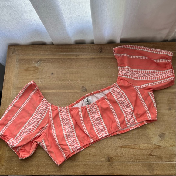 New lemlem Lucia Pouf Crop Bikini Top and Bikini Bottom size Large - Picture 4 of 11